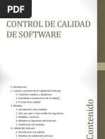 Control de Calidad de Software