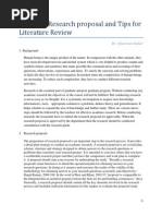 Tips Literature Review