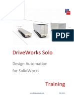 DriveWorks Solo Design Automation For SolidWorks Training