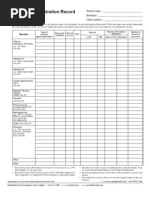 Vaccination Records - Adults