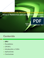 FPP-2-2013 - Tema2 - Plataformas-Programacion-Paralela - GPU - Clase3 PDF