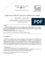 A Fully Discrete Difference Scheme For A Diffusion-Wave System