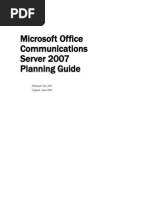 OCS 2007 Planning Guide