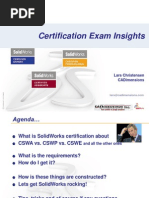 Certification Exam Insights: Lars Christensen Cadimensions