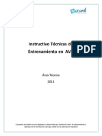 Instructivo Técnicas de Entrenamiento en AVD PDF