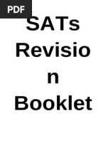 SATs Revision Booklet