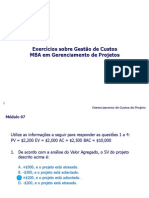 Exercício Custos