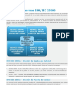 La Familia de Normas ISO-IEC 25000