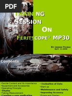 Feritescope MP30 Training