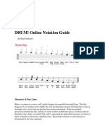 Drum Notation Guide