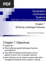 Geographic Information Systems: Buffering Landscape Features