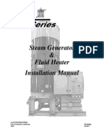 Clayton - I&O Manual - E Series Steam Generator&Fluid Heater - R16600P