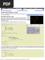 FPGA Design Tutorial - Advanced HDL Synthesis