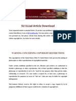 Su Illiad Article Download: Ill@Seattleu - Edu