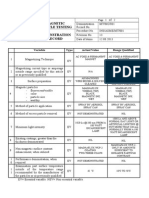 Magnetic Particle Testing Demonstration Record: International Inspection Services LTD - PO Box 96535 Dubai. UAE