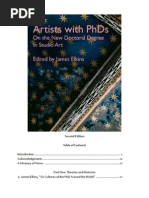 Artists With PhDs Table of Contents