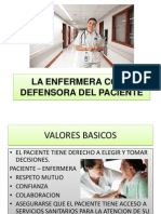 La Enfermera Como Defensora Del Paciente