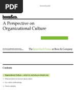 A Perspective On Organizational Culture - Booz&Co