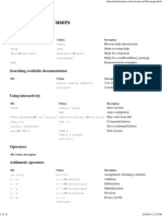 NumPy For IDL Users - Mathesaurus