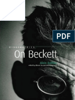 Badiou On Beckett