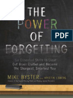 The Power of Forgetting by Mike Byster - Excerpt