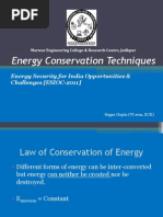 Energy Conservation Techniques