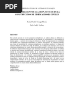 Uso de Elementos Elastoplasticos en La Construccion de Edificaciones Civiles