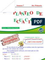 PLANTEO DE ECUACIONES I (1º Sec)