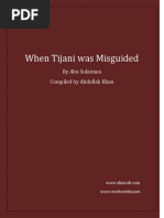 When Tijani Was Misguided