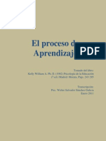 Capitulo 5 El Aprendizaje W A Kelly Psicologia de La Educacion