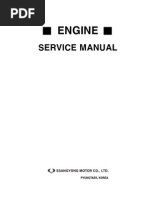 Rexton Service Manual ENGINE