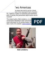 Two Americas: Bob Lonsberry