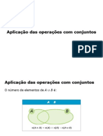 Aplicação Das Operações Com Conjuntos