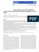 Comparison of Periosteal Pedicle Graft and Subepithelial Connective Tissue Graft For The Treatment of Gingival Recession Defects