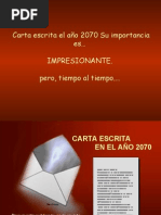 Carta Escrita en El Año 2070