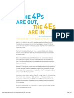 The 4Ps Are Out, The 4es Are in - Ogilvy & Mather