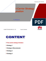 UMTS Multi Carrier Strategy and Configuration 20100622