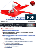 Decision Management - in Tomrrow's Business Eco System - GLM February, 12, 2014