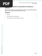 Column Splices Not Requiring Full Continuity of Stiffness