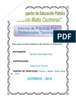 Informe de Enfermeria de Elva 2011