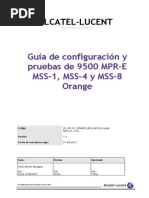 Guia Configuracion 9500MPR MSS4 MSS8 Orange PDF