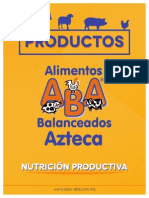 ABA Alimentos Balanceados Azteca Folleto 2014