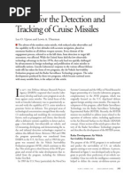 Radars For The Detection and Tracking of Cruise Missiles: Lee O. Upton and Lewis A. Thurman