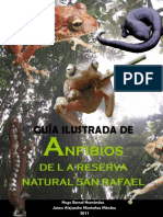 Guia Ilustrada de Los Anfibiosde La Reserva Natural San Rafael - Fusagasuga