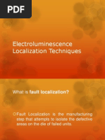 Electroluminescence Localization Techniques