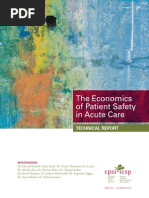 Economics of Patient Safety - Acute Care - Final Report