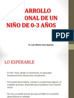 Desarrollo Afectivo 0-3 Años