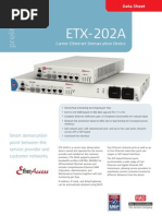 ETX-202A: Carrier Ethernet Demarcation Device