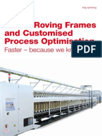 Zinser Roving Frames and Customised Process Optimisation: Faster - Because We Know How