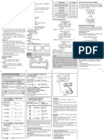 SELECT RC102 Manual